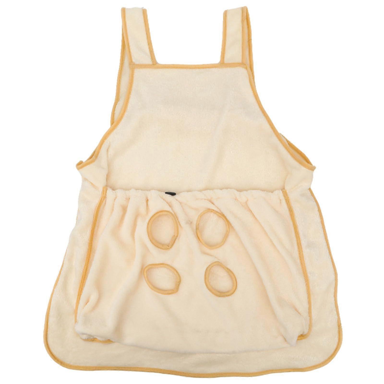 Smock Aprons Cat Shoulder Carry Design With Soft Breathable Velvet Pocket For Holding Small Carriers