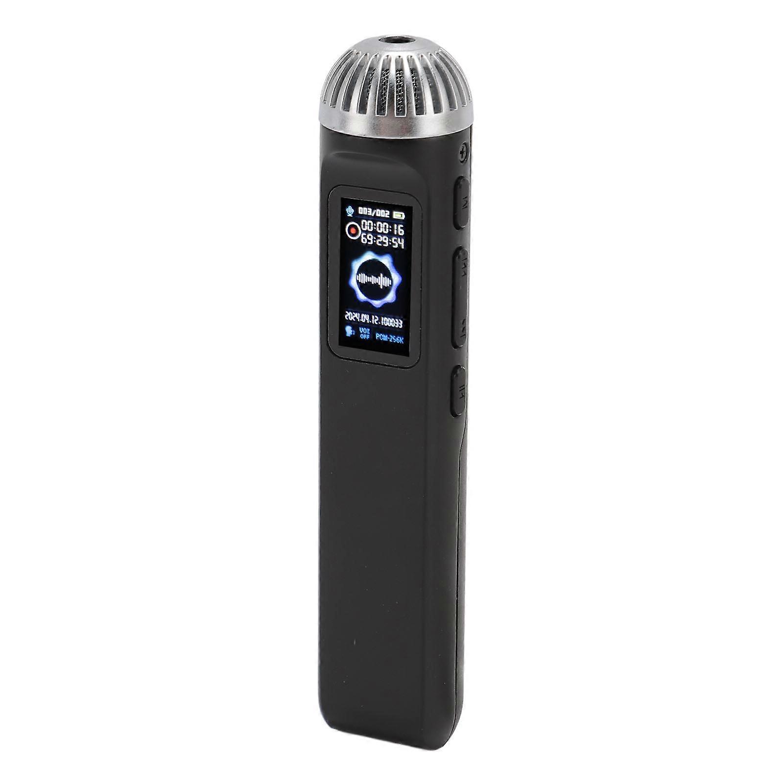 Voice Recorder 16GB Dual Mic HiFi Lossless DSP Noise Reduction