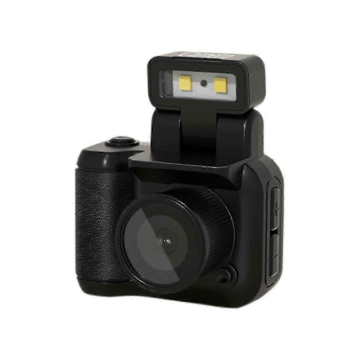 Portable HD 1080P Mini Camera with LCD Screen & Flash - Compact Pocket Camcorder for Video Recording & Easy Carrying
