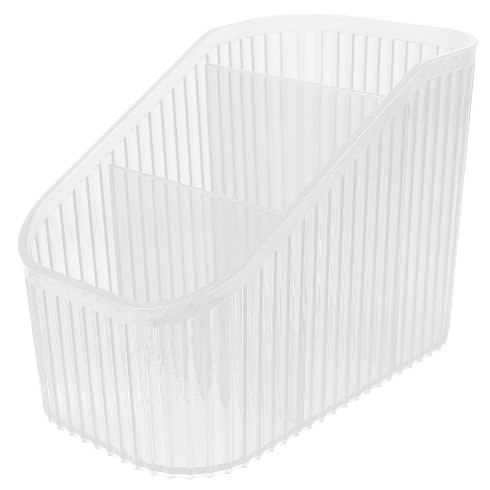 Makeup Brush Cup Transparent 3-tier Brush Pen Container Home Use Desktop Make Up Organizer 1Set