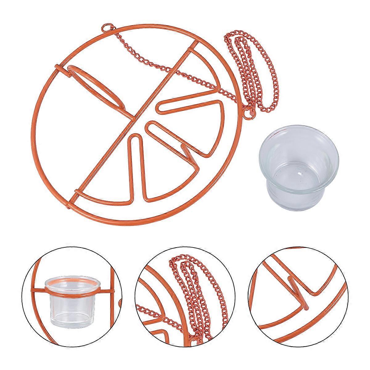 Hummingbird Feeder Bird Feeder for Bird Use Hanging Outdoor Orange