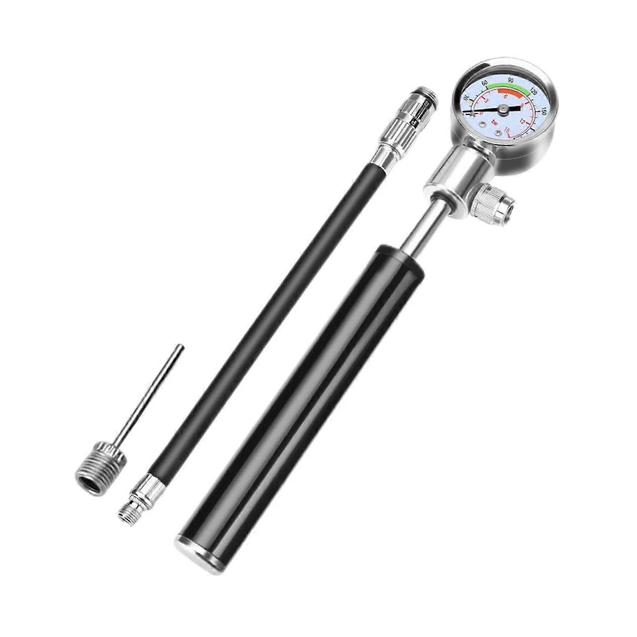 Bicycle Pump Tyre Inflator Portable Compact Pump Valve Holder