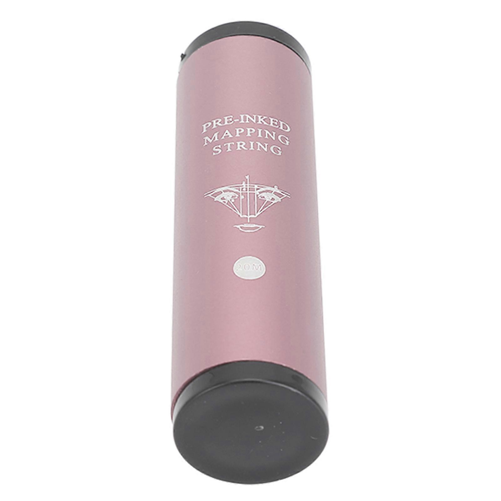 Brow Mapping String 65.6ft Beauty Salon Makeup Pre Inked Eyebrow Mapping String Microblading Supplies Pink