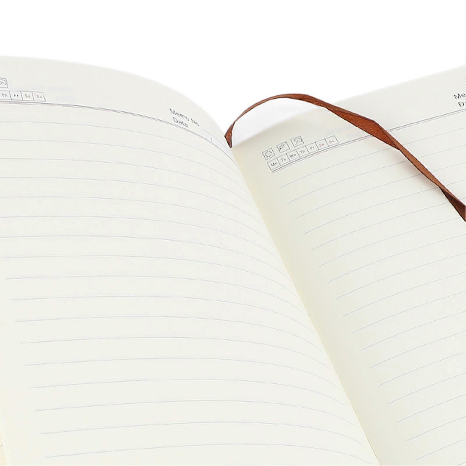 A5 Notebook Combination Lock Black Gold Retro 300 Pages Smoothing Ruled Paper Notebook for School Office Travel