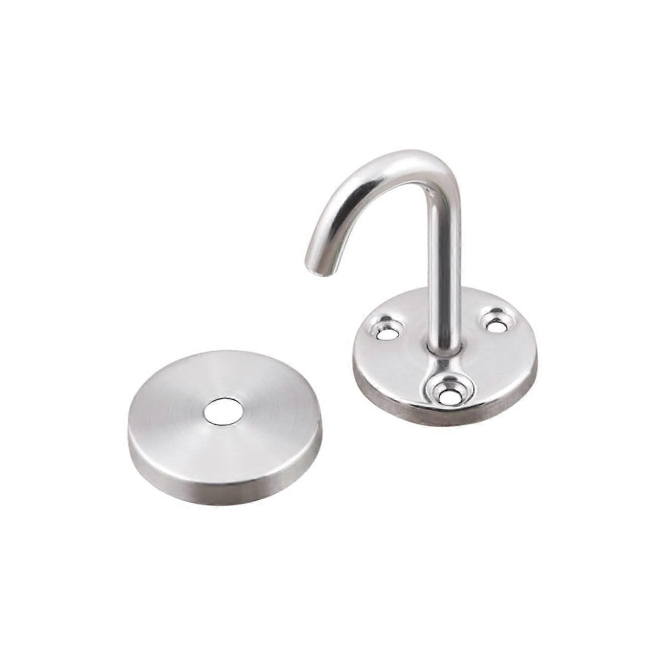 4 Pieces Hooks Small Elephant Trunk Shape Ceiling Hooks for Cabinets Workshops Garages BBQ Home Stainless Steel for Tools and Utensilien