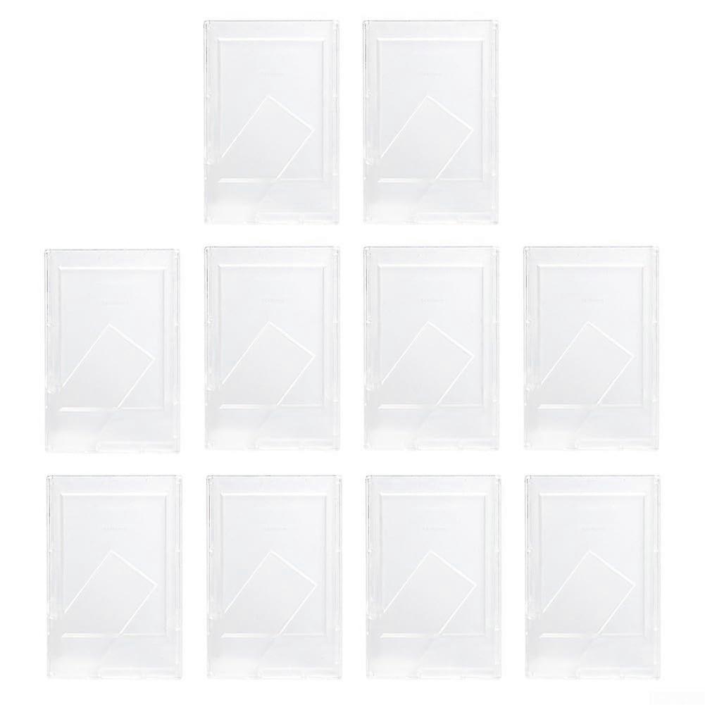 Mini Picture Frame Set for Fujifilm Instax Models, 10 Colorful Frames for 5.1 x 7.6 cm Photos, Clear Display Design