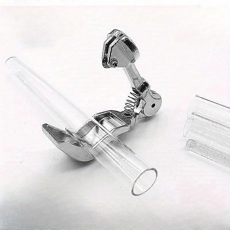 Precision Mini Glass Tube Cutter – Userfriendly, durable tool for cutting beer and wine bottles, scientific tubes – Silver finish