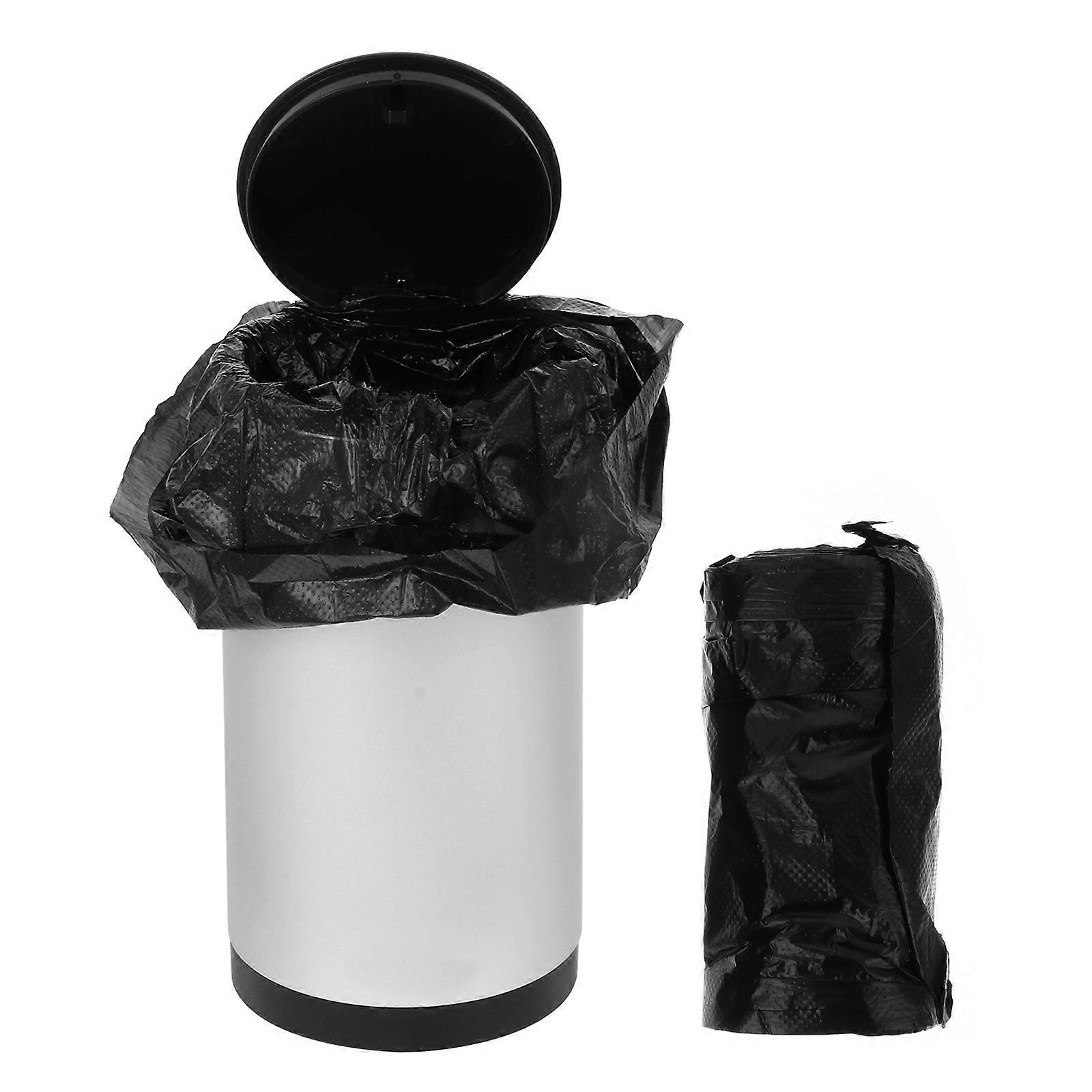 يمكن لجمع القمامة في السيارة تخزين القمامة من سبائك الألومنيوم المتينة سهولة التنظيف ومنع الرائحة الفضي 13.5X7.2 سم 1 مجموعة