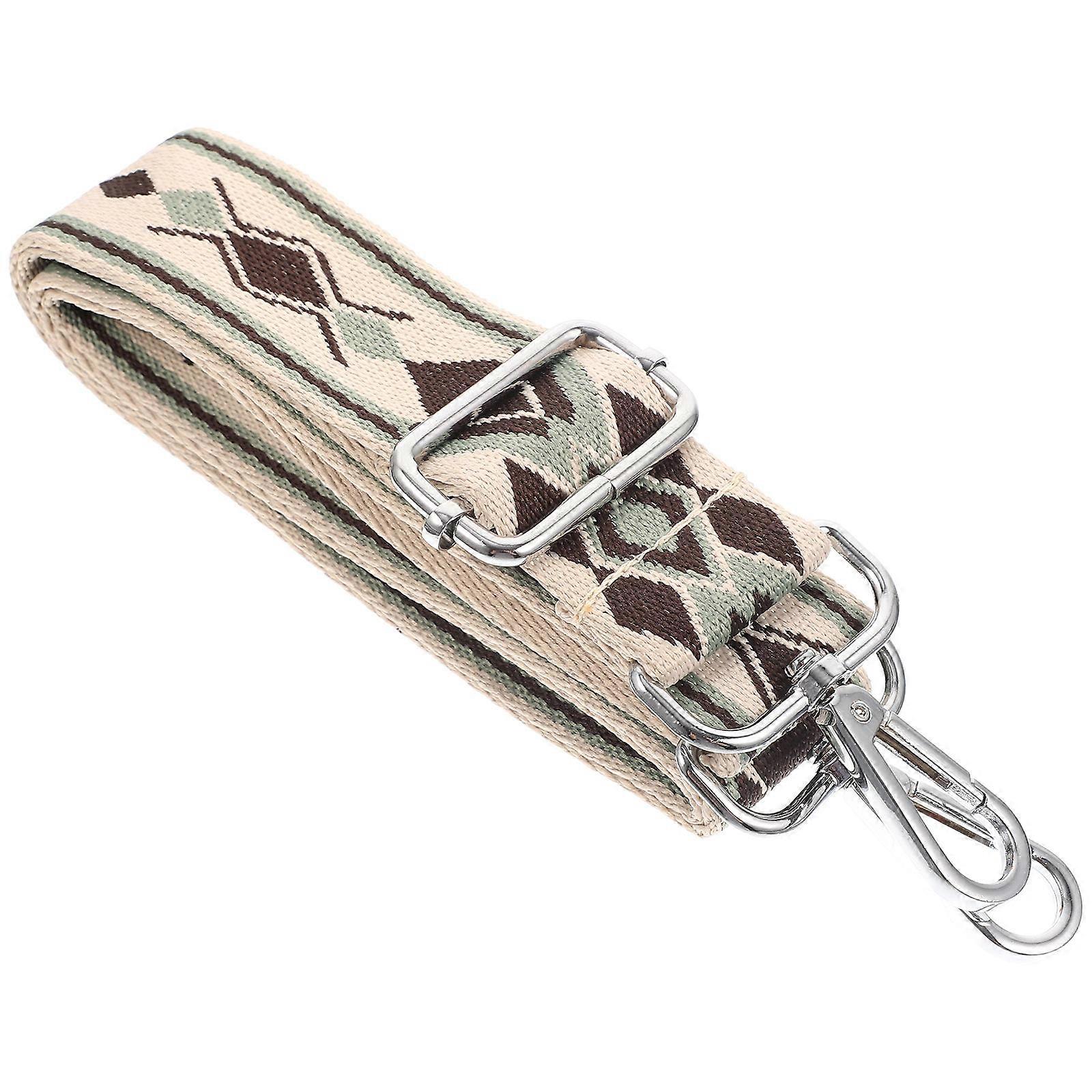 Ethnic Style Bag Strap Adjustable for Decoration with Hook DIY Replacement