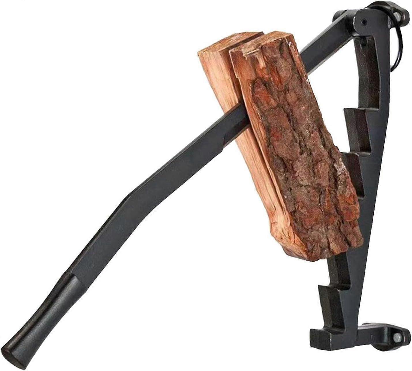 WallMounted Wood Splitter, Firewood Ignition Splitter with 4 Screws, Columns for Splitting Wood, Firewood Cutter for Home