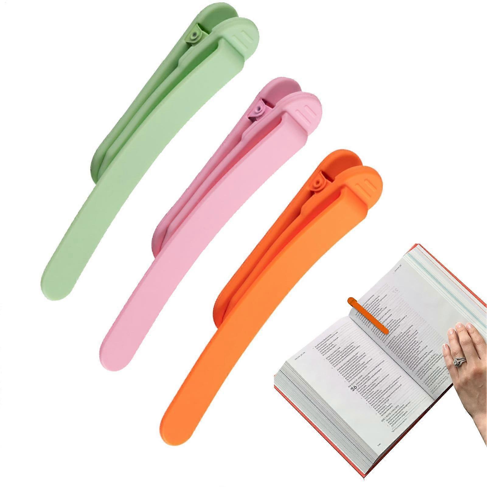 Page Markers for Books  Smart Bookmark  3 Pieces Creative Reading Marker Clips