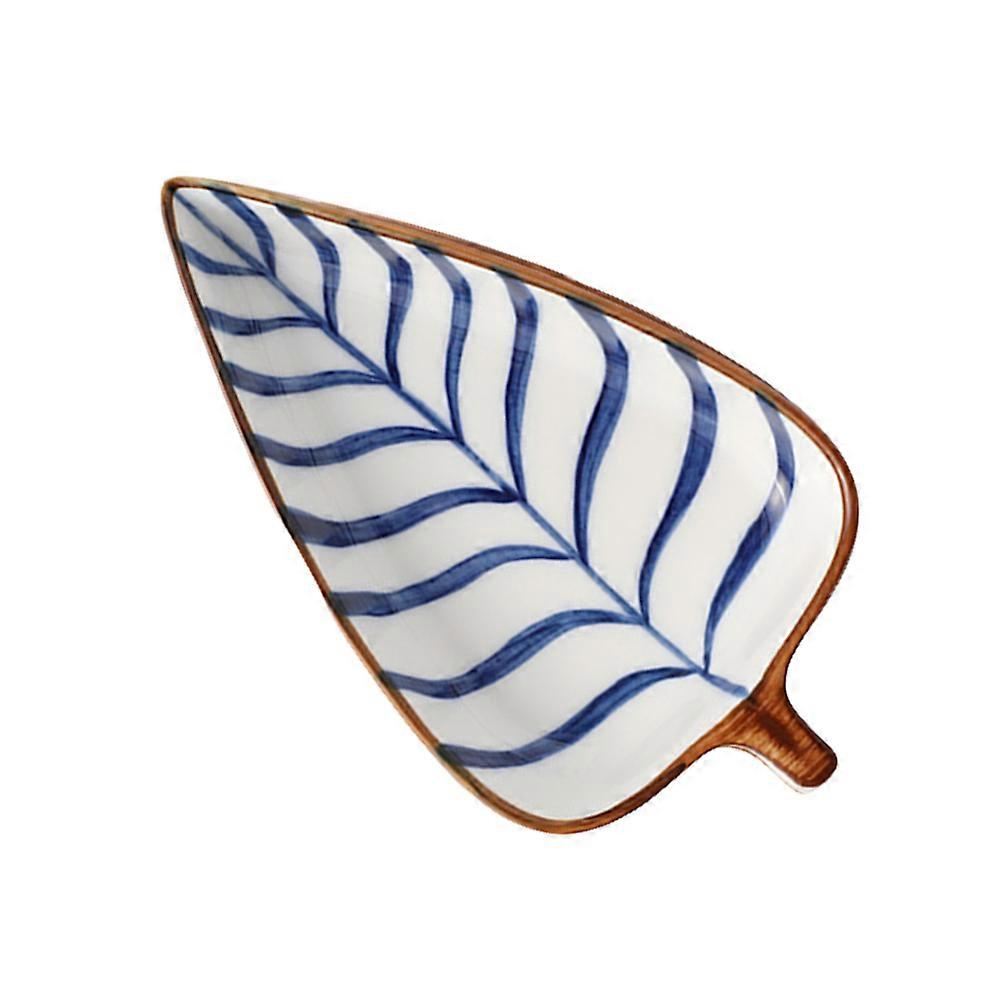 Mini Leaf Shape Seasoning Plates Suitable For Parties Household Tableware Serving Dish 1Pack