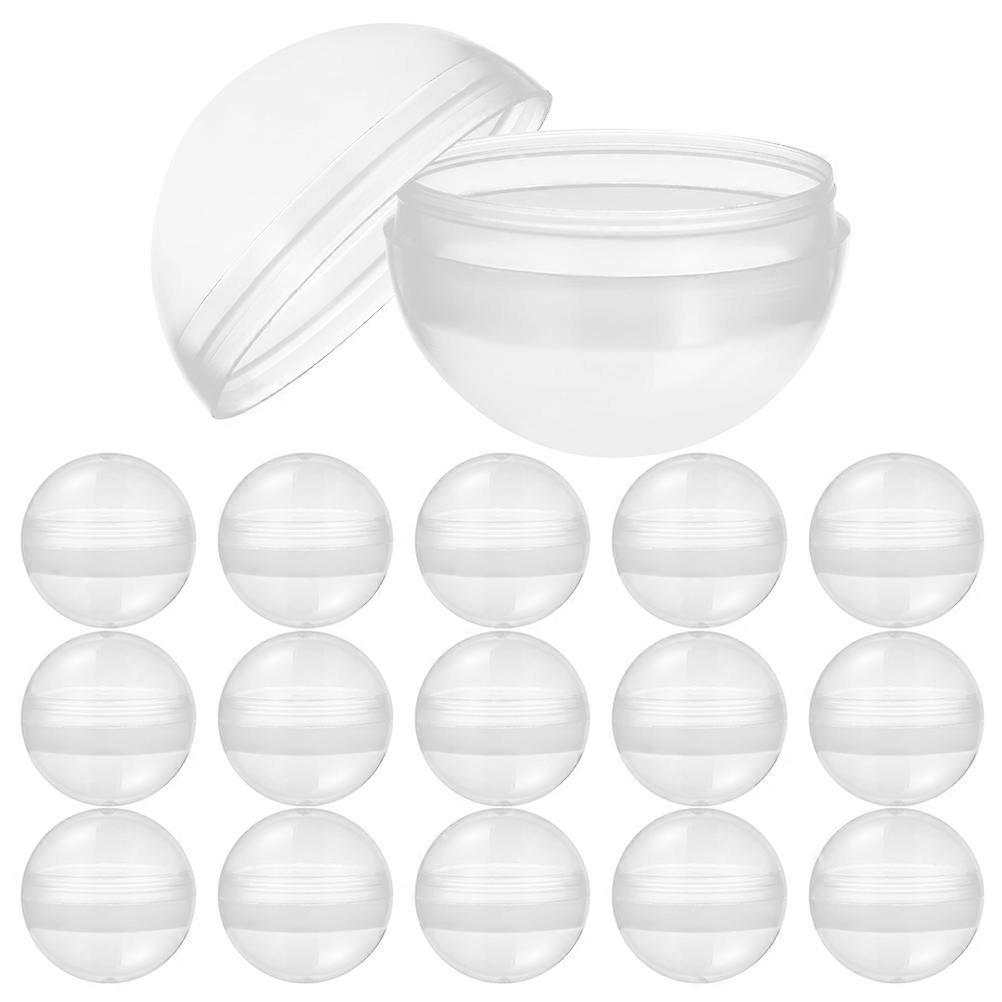 100pcs Clear Refillable Vending Machine Balls Transparent Round Capsules for Candy Storage, Party Gifts, and Collector Use Lightweight and