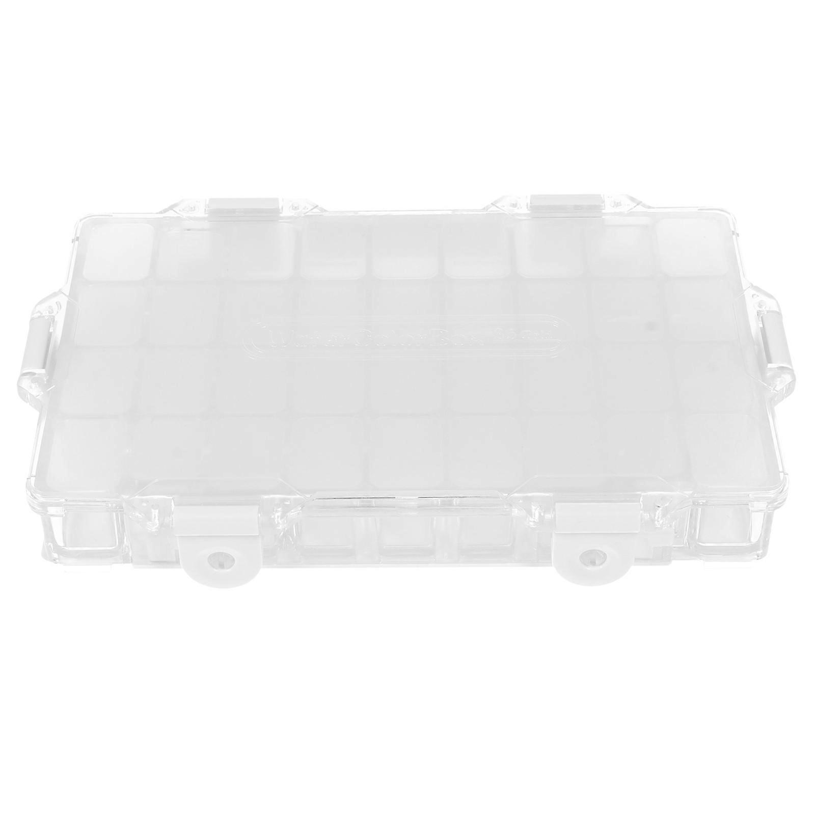 1Pc Airtight Paint Box Leak Proof Pigment Case Subpackage Box with Color Fixing Plate