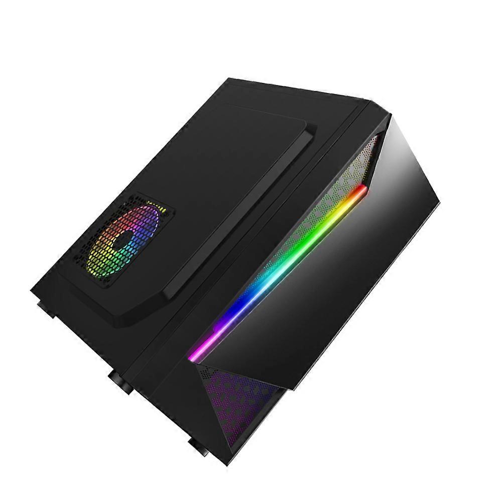 Black ATX Computer Case For Gamers And DIY Enthusiasts 42.5X37.5X18Cm With USB 3.0 Air Cooling 1Pack