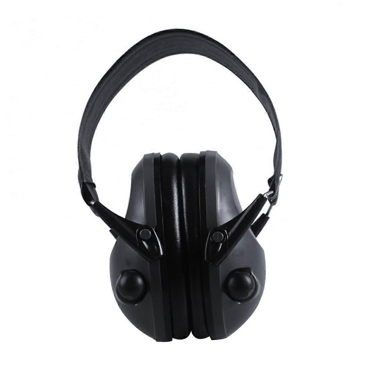 Electronic Hearing Protection for Adults NoiseCanceling Ear Muffs Comfortable for Gaming and Loud Environments Black
