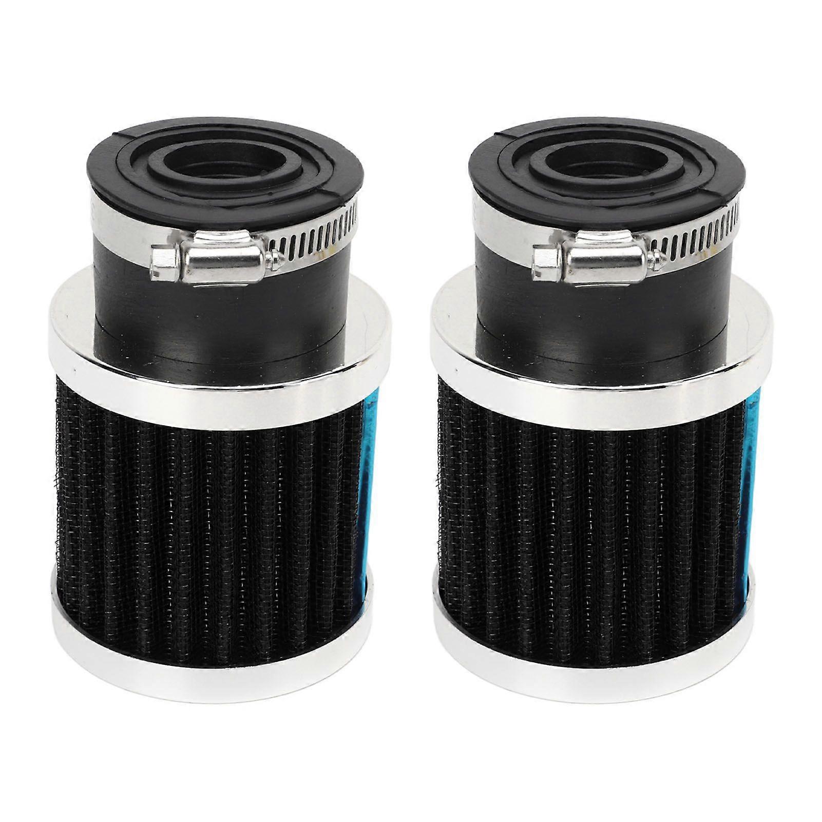 high flow motorcycle air filter 2 pcs round tapered cone