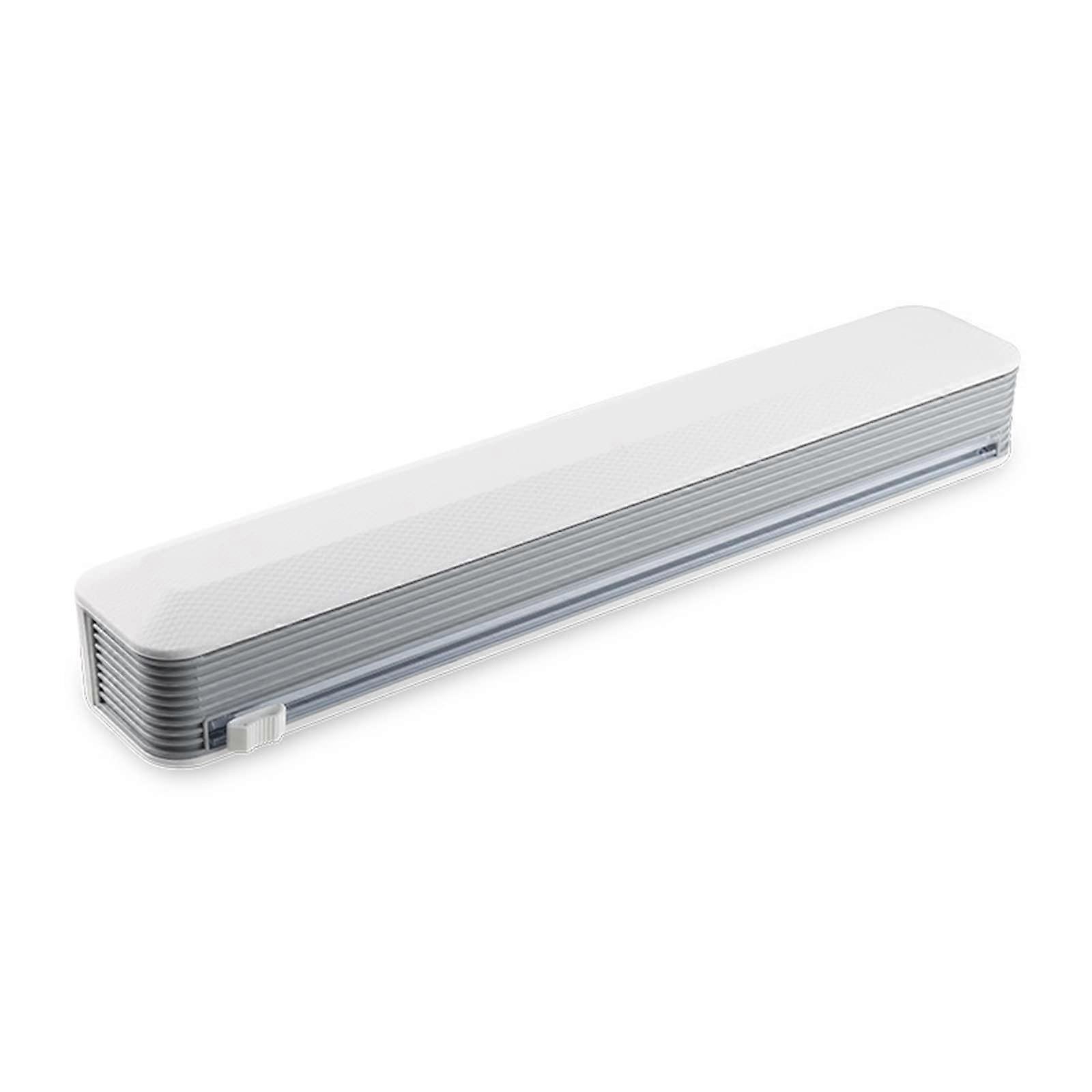 Slide Cutter Dispenser with Clarity, Wrap Dispenser, Easy to Use, Smooth Cutting for Kitchen Supplies