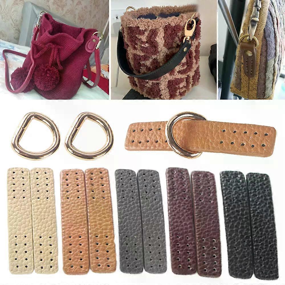 Bag Buckle Replacement Hardware, 5Pairs Block Lock Fastener Snap Solid Accessories