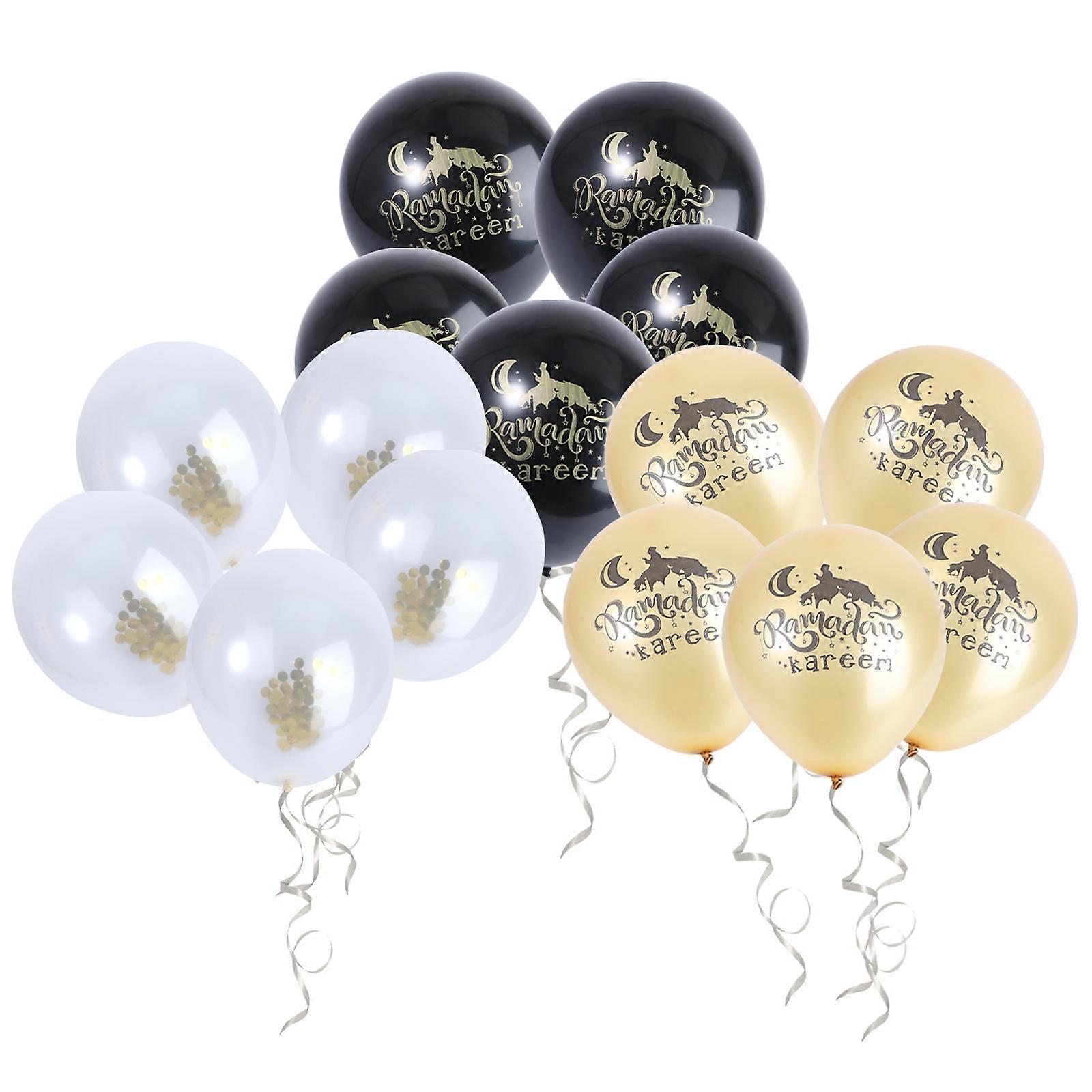 Eid balloons, Memorable Celebration Props, Lightweight and Reusable Features