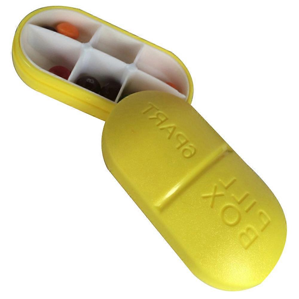 Travel Size Pill Dispenser with Dividers, Lightweight and Perfect for On-the-Go Use