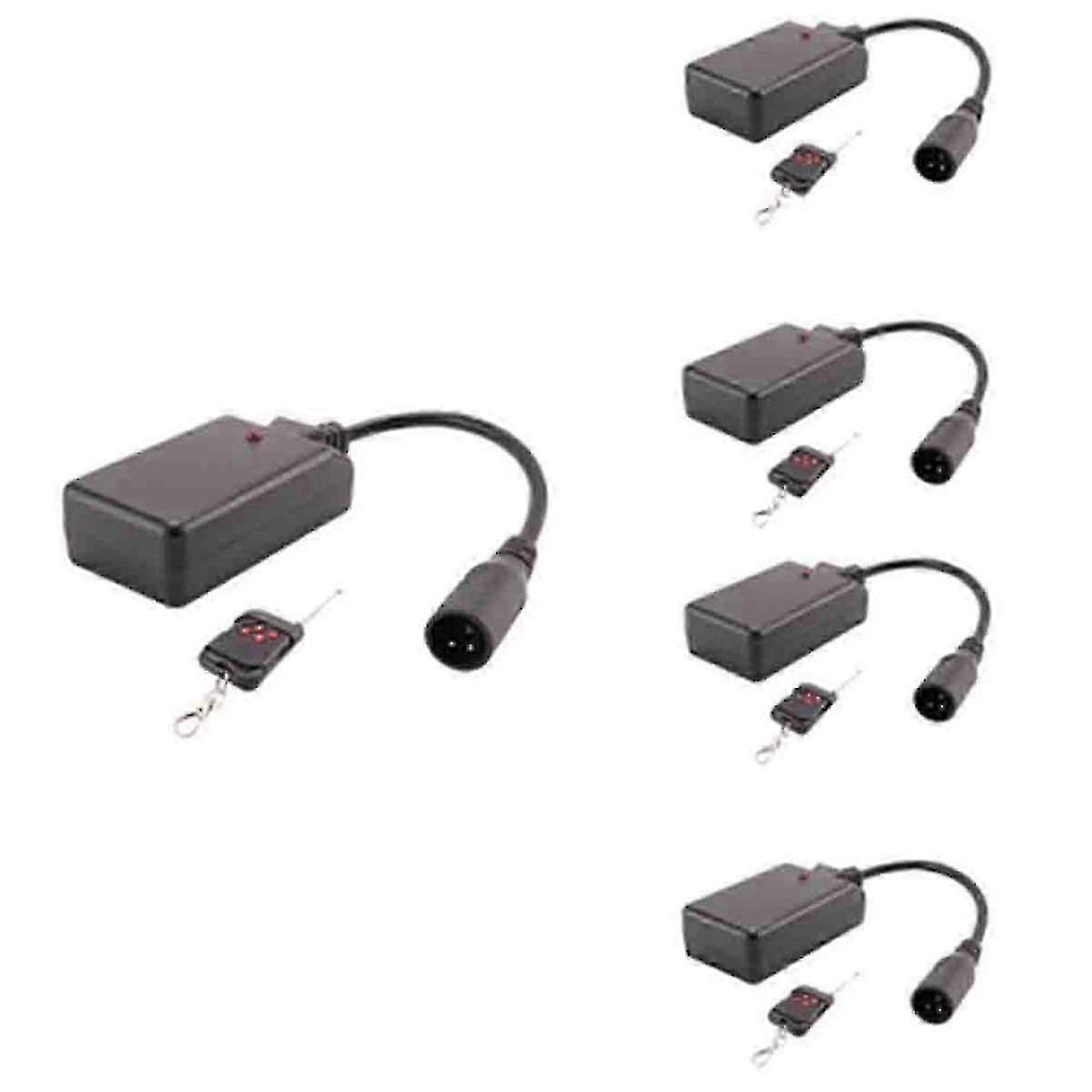 5-Pack XLR Remote Receivers for Smoke/Fog Machines (400W-1500W) - UK Voltage