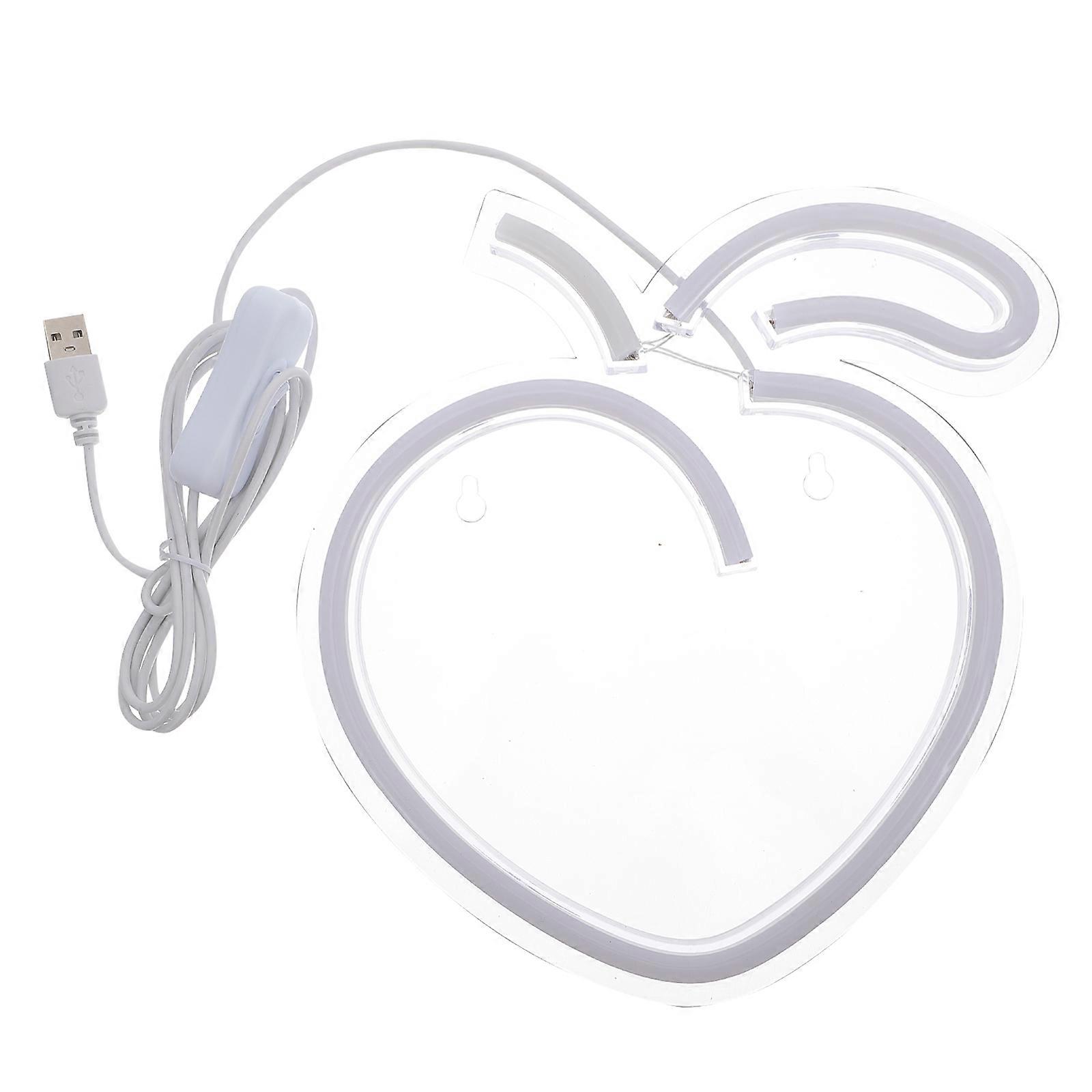 Veilleuse LED créative alimentée par USB pour la décoration Éclairage doux Ambiance chaleureuse 7,8 pouces