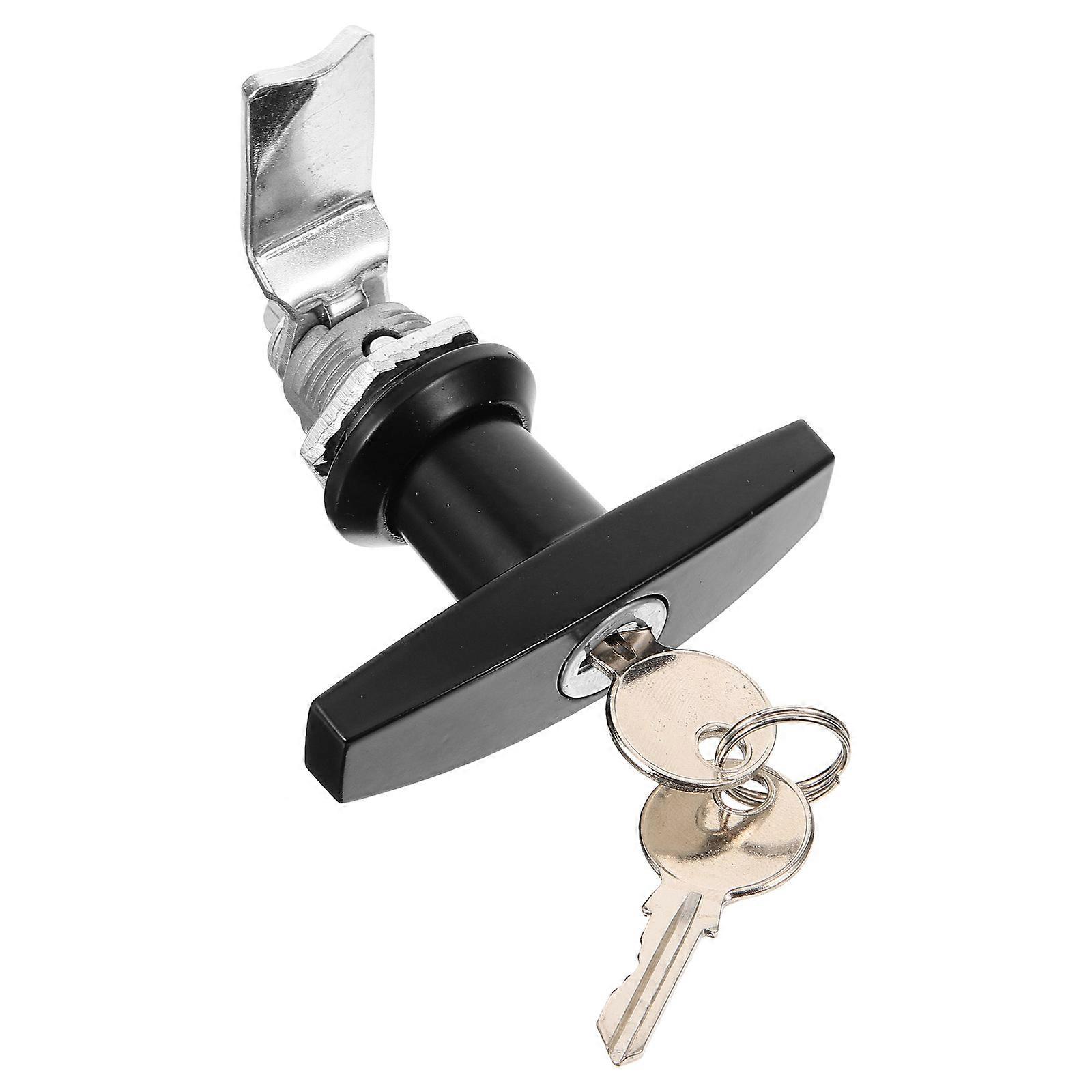 Zinc Alloy Handle Cabinet Lock for RV Trailers, Toolboxes & Electrical Cabinets with Quick Locking Mechanism