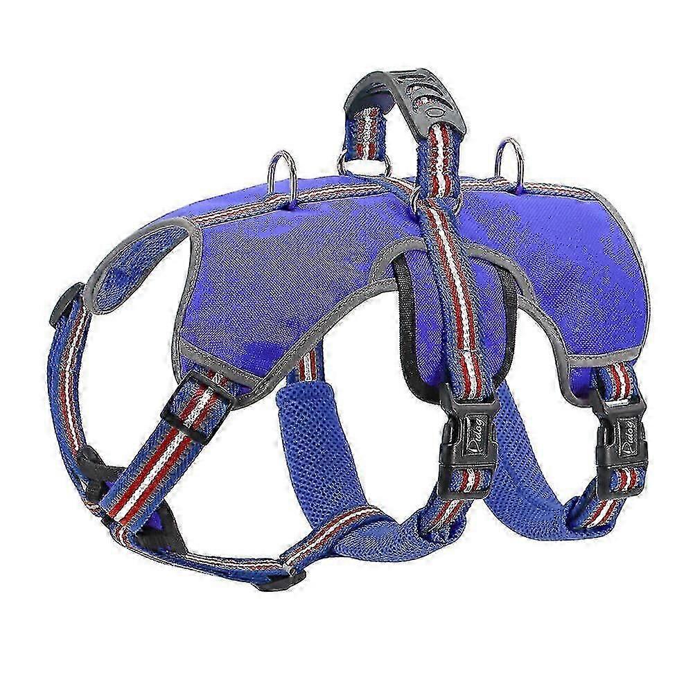 Adjustable Escape-Proof Dog Lift Harness with Reflective Nylon & Soft Padding for Pet Support
