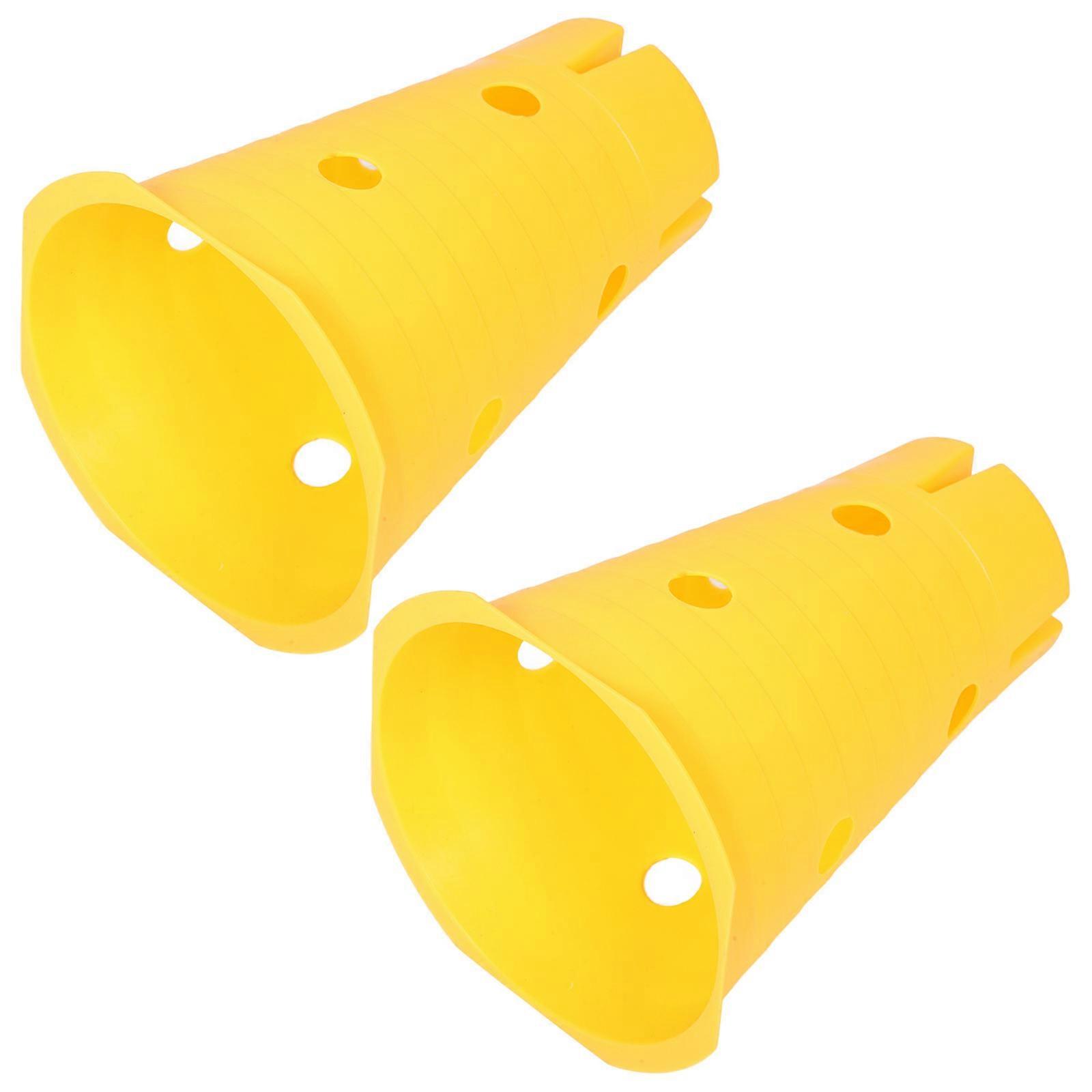 2 Pcs Durable Training Cones   Hurdles Obstacle Buckets for Coordination Development, Safe Design for Basketball and Football Training Equipment for