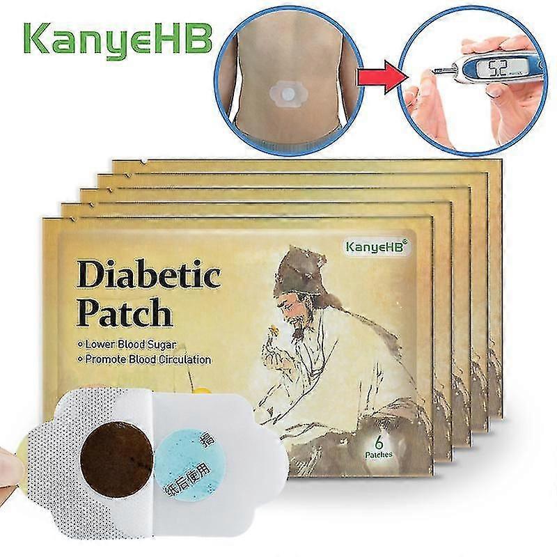 30pcs/5bag New Arrival Diabetic Patch Stabilizes Blood Sugar Level Balance Blood