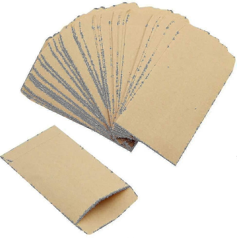 100 Pcs Brown Small Kraft Paper Bags Mini Paper Bags-YUHAO