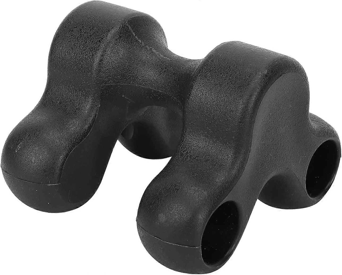 Neck Traction Device for Spinal Curve Tension Home Use (Color: Schwarz)