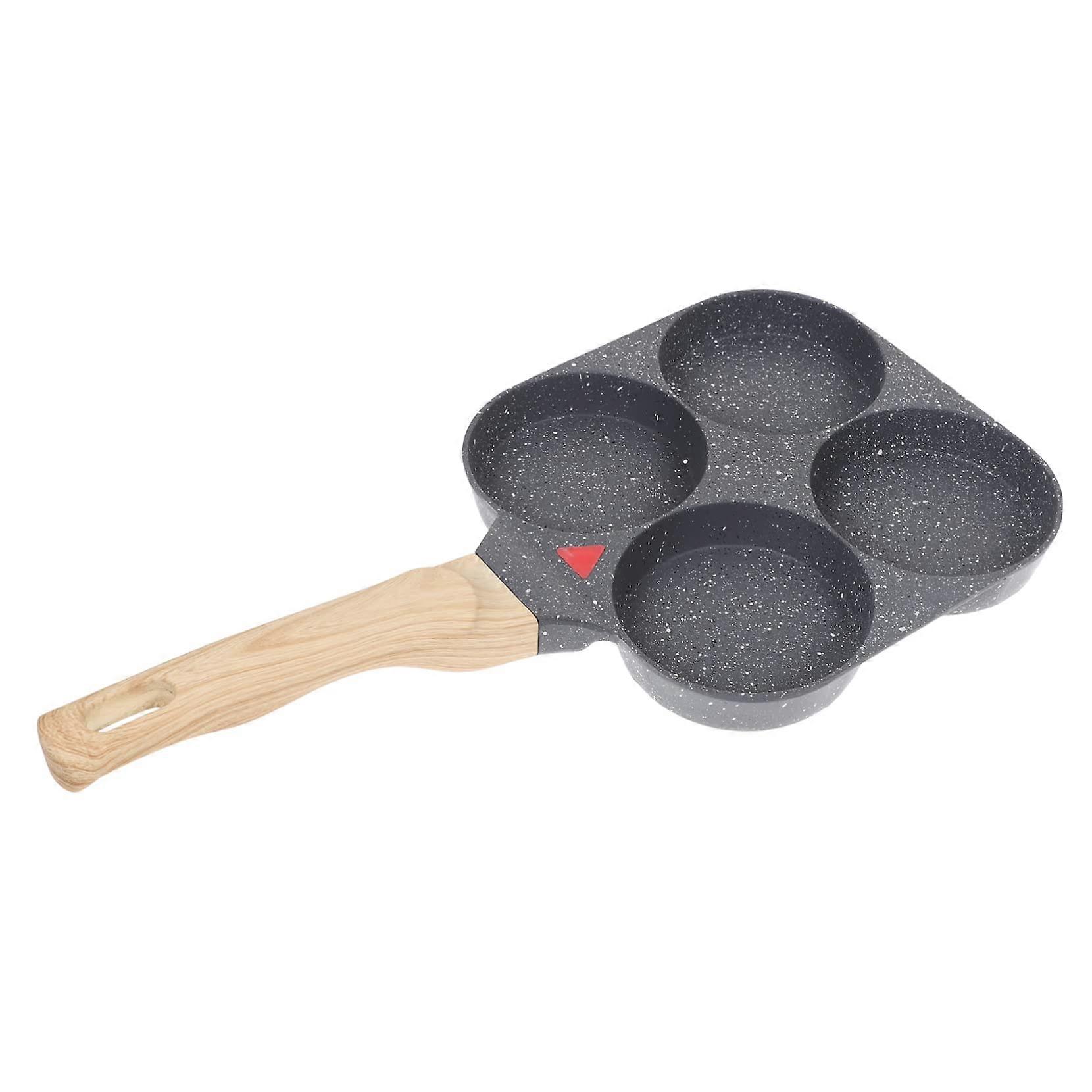 Non Stick Frying Pan with Mini Omelette Cooker for Eggs and Pancakes Heat Resistant Handle for Home Kitchen and Restaurant Cooking