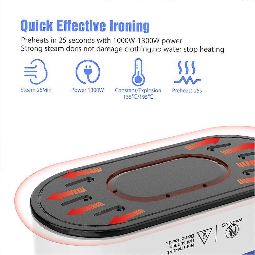 Portable steam ironing machine