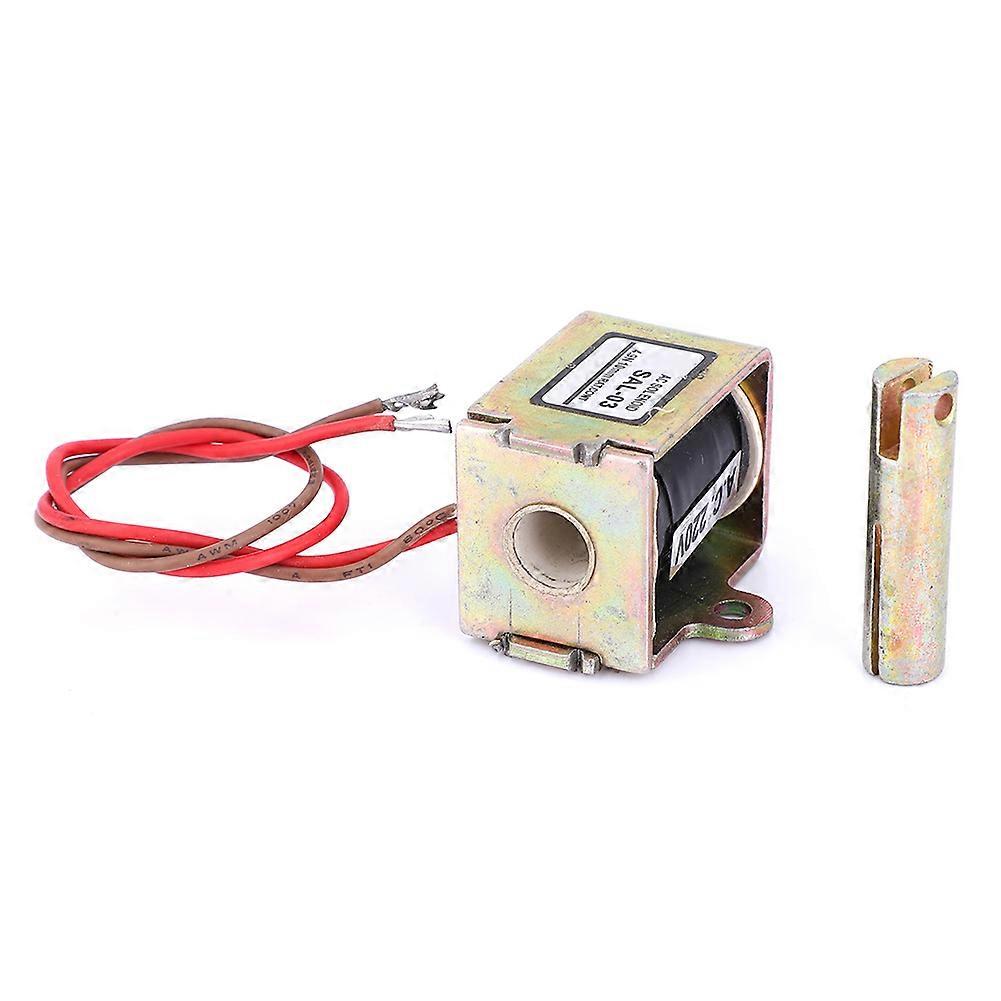 Push Pull Actuator 4.9N 10mm Stroke Electromagnet with All Copper Coil for Industrial Automation 220VAC Durable and Efficient