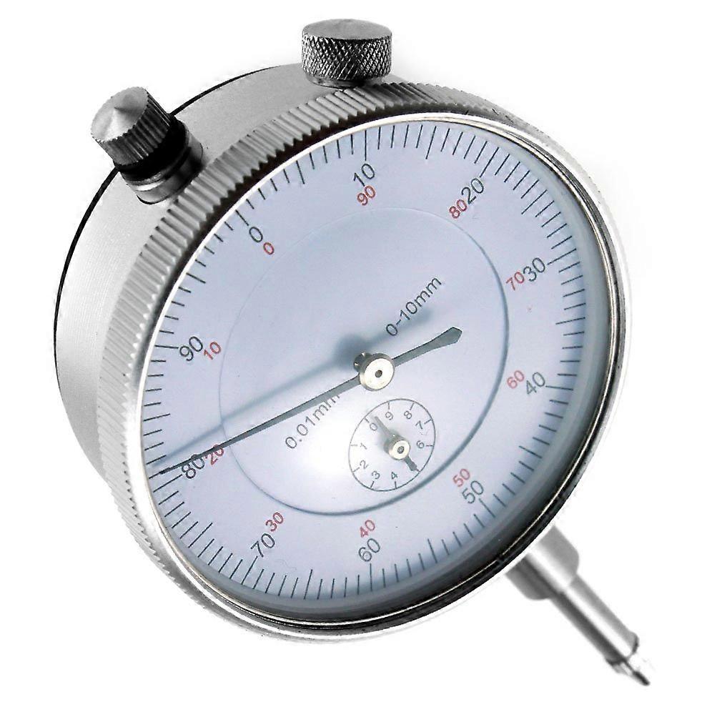 0.01mm Accurate Clock Dial Test Indicator Outer Measuring Gage, Metric, 0-10mm Range