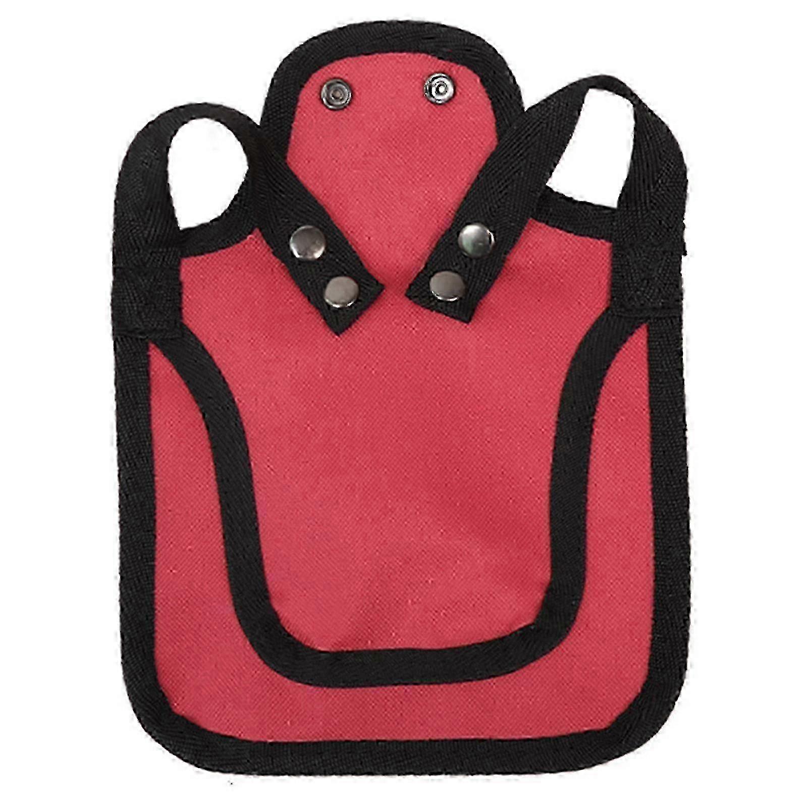 Breathable Adjustable Hen Saddle Protector Lightweight Chicken Apron for Poultry - Red