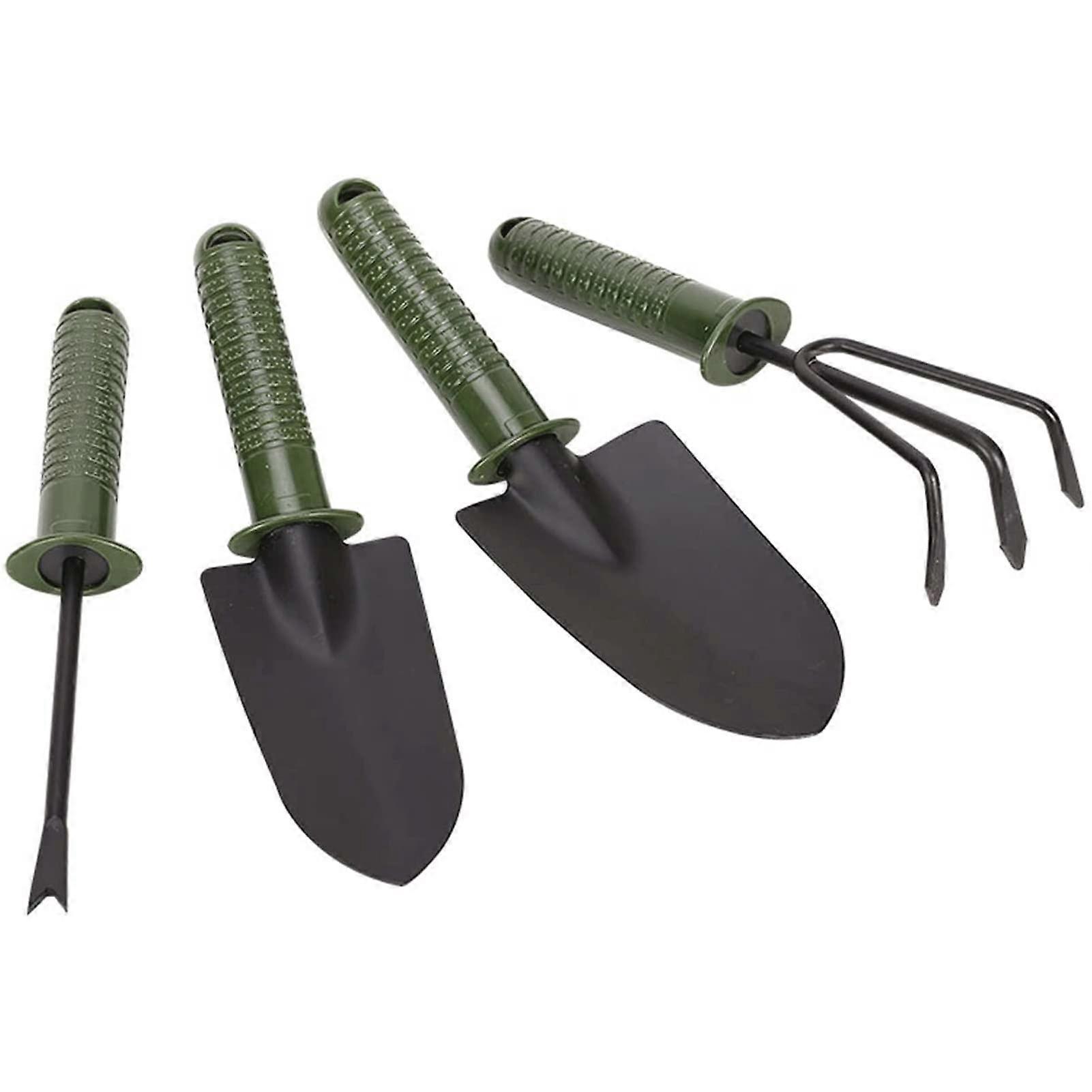 Garden Tool Set: Durable 4Piece Hand Tool Kit With Shovel And Trowel For Weeding And Planting