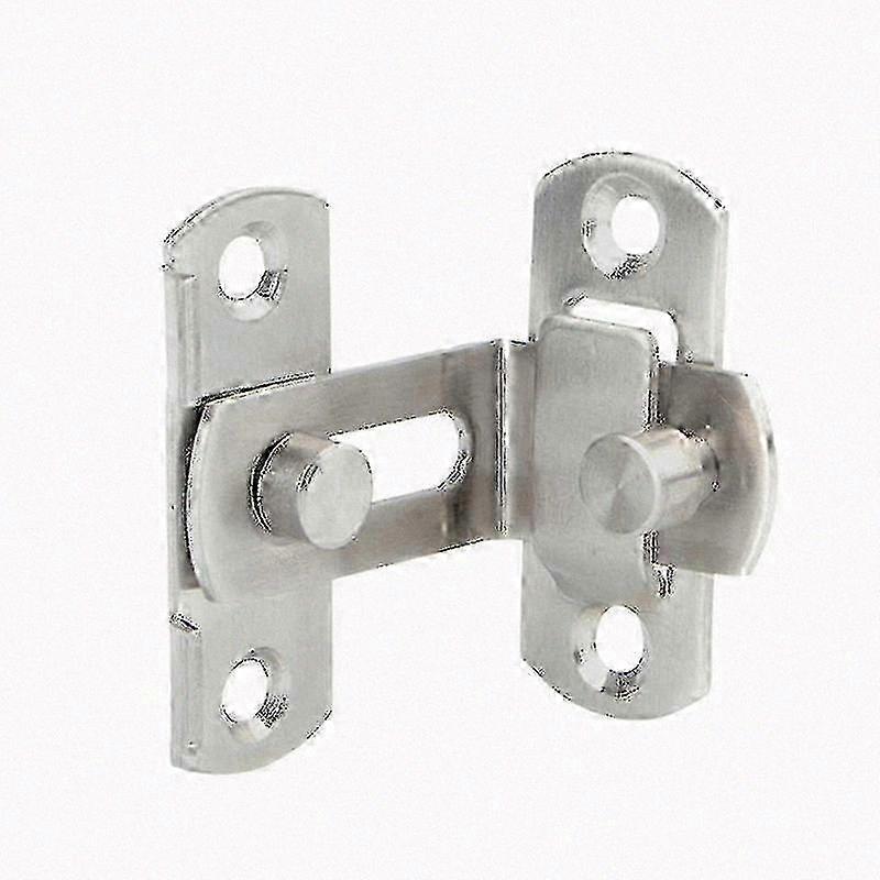 90 Degree Angle Door Latch with Screws for Multiple Door Types and Sliding Lock Use