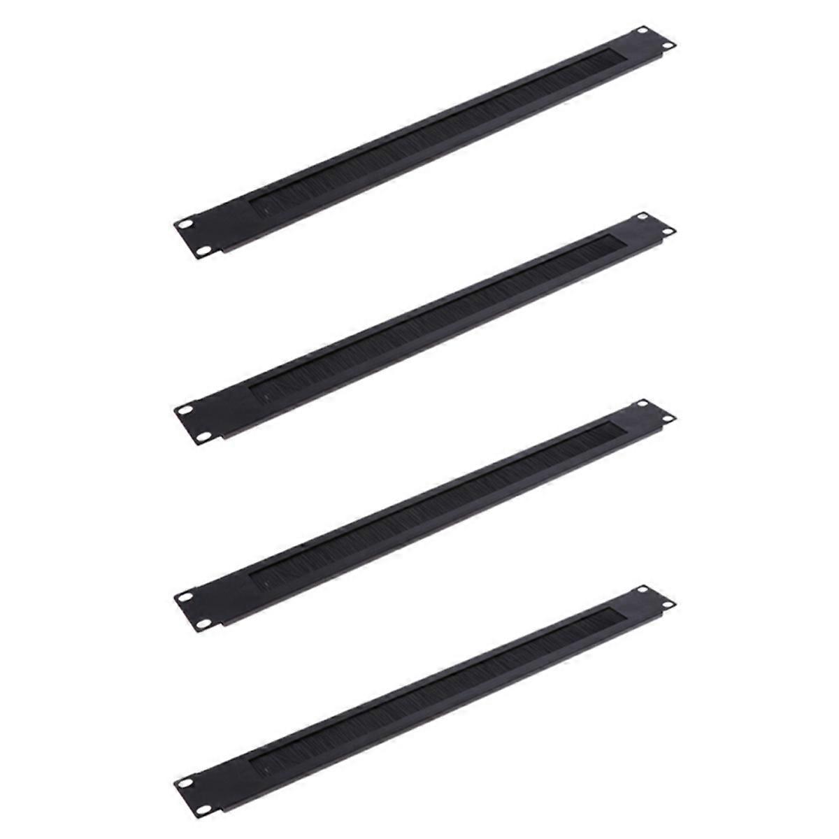 1U 19Inch RACK MOUNT Blanking Plate Rack Mounting Blank Network Brush Panel Server Cabinet Cable Man