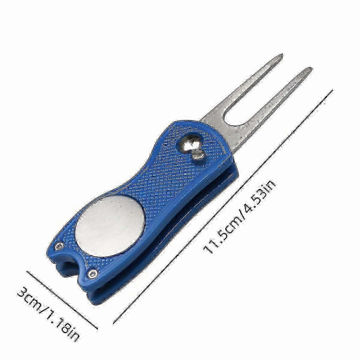 New models 1pc Portable Metal Golf Fork, Pop Up Folding Golf Ball M...