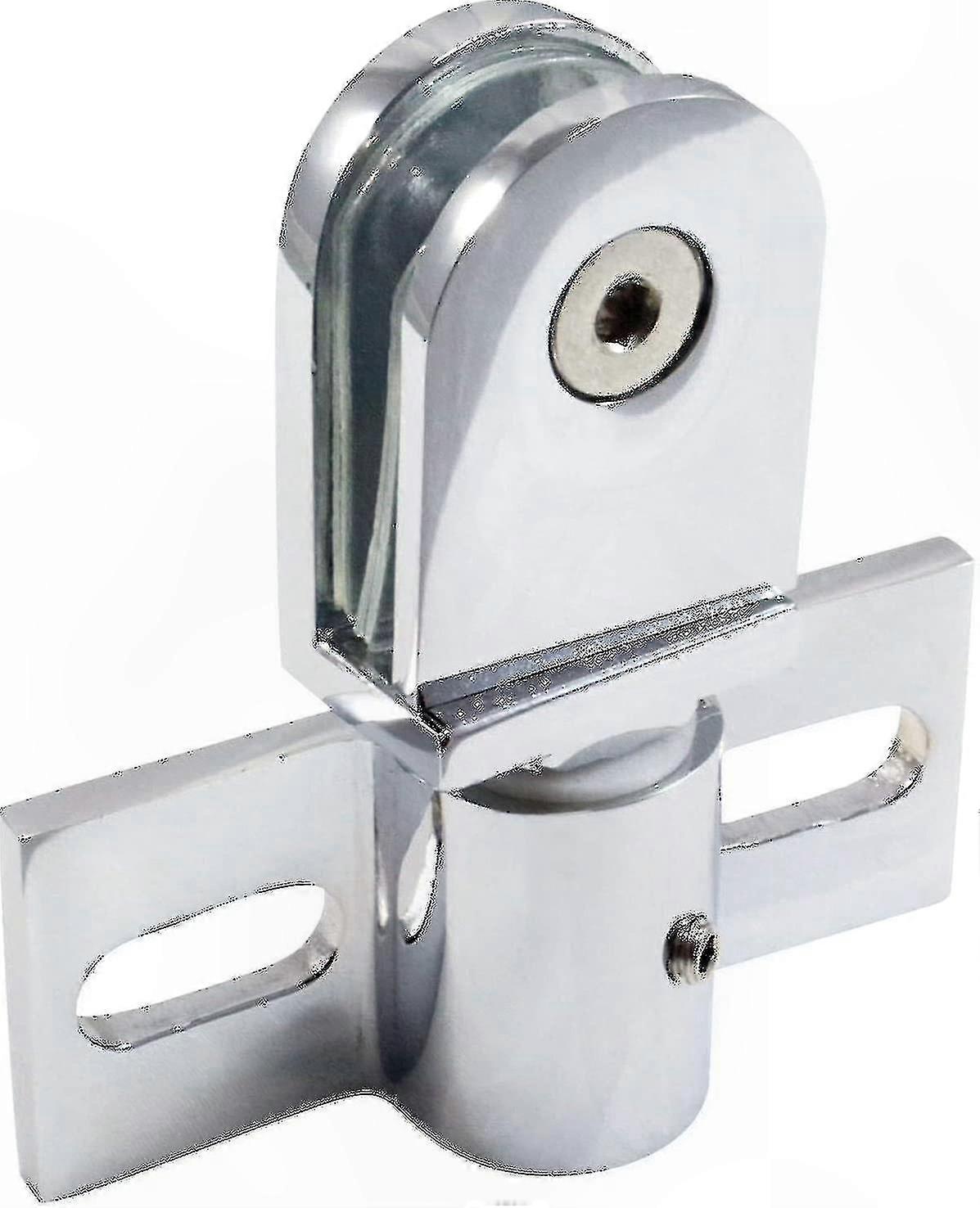 Adjustable Frosted Glass Shower Door Hinge for Bathroom Use