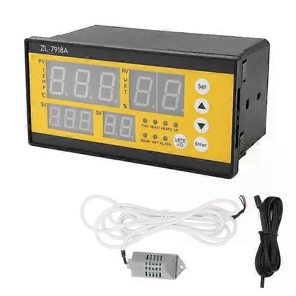 Incubator temperature and humidity sensor, 2-meter sensing line, wide voltage applicable