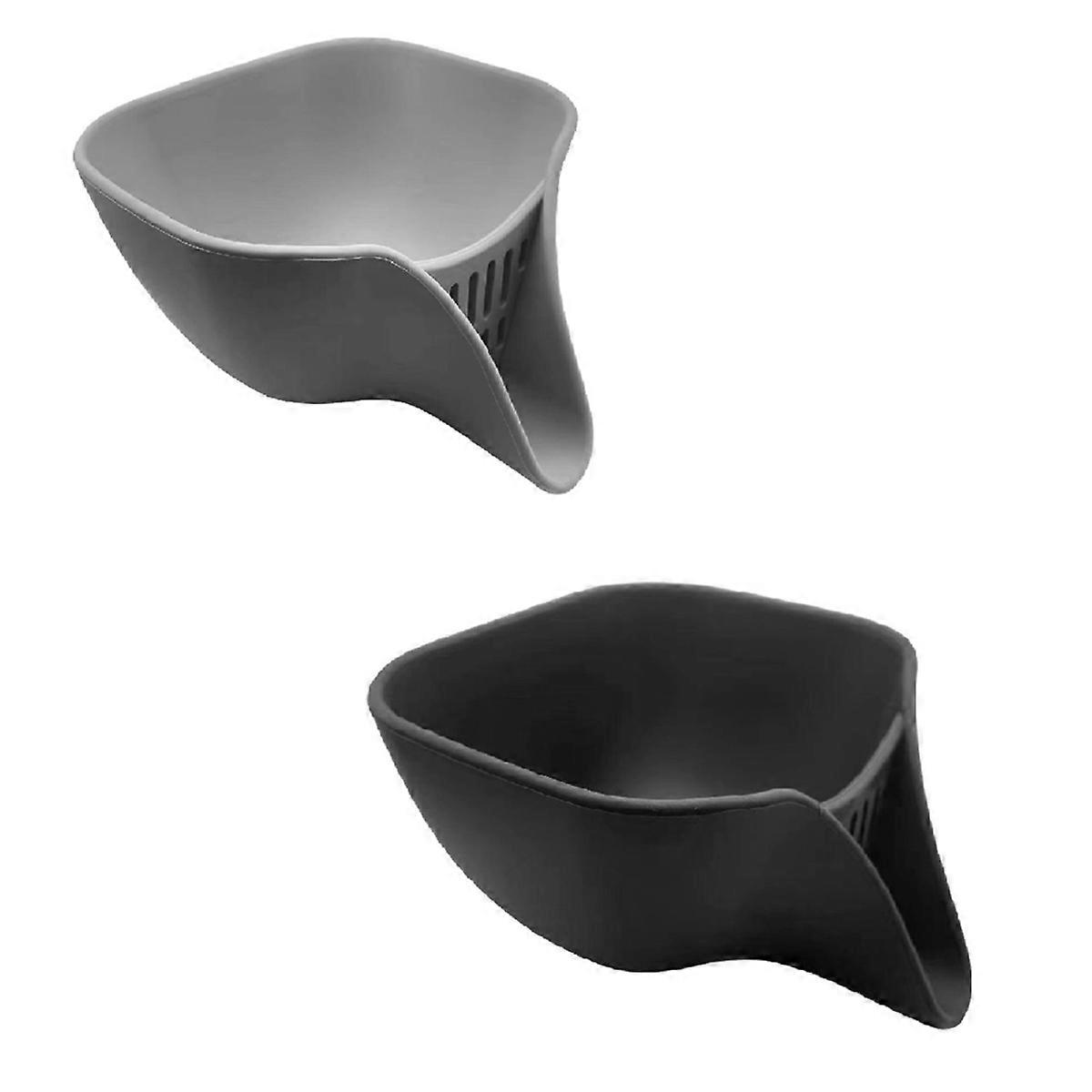 Multifunctional Silicone Drain Basket, Sink Filter Basket for Pasta, Washed Fruits, Vegetables and Salads.