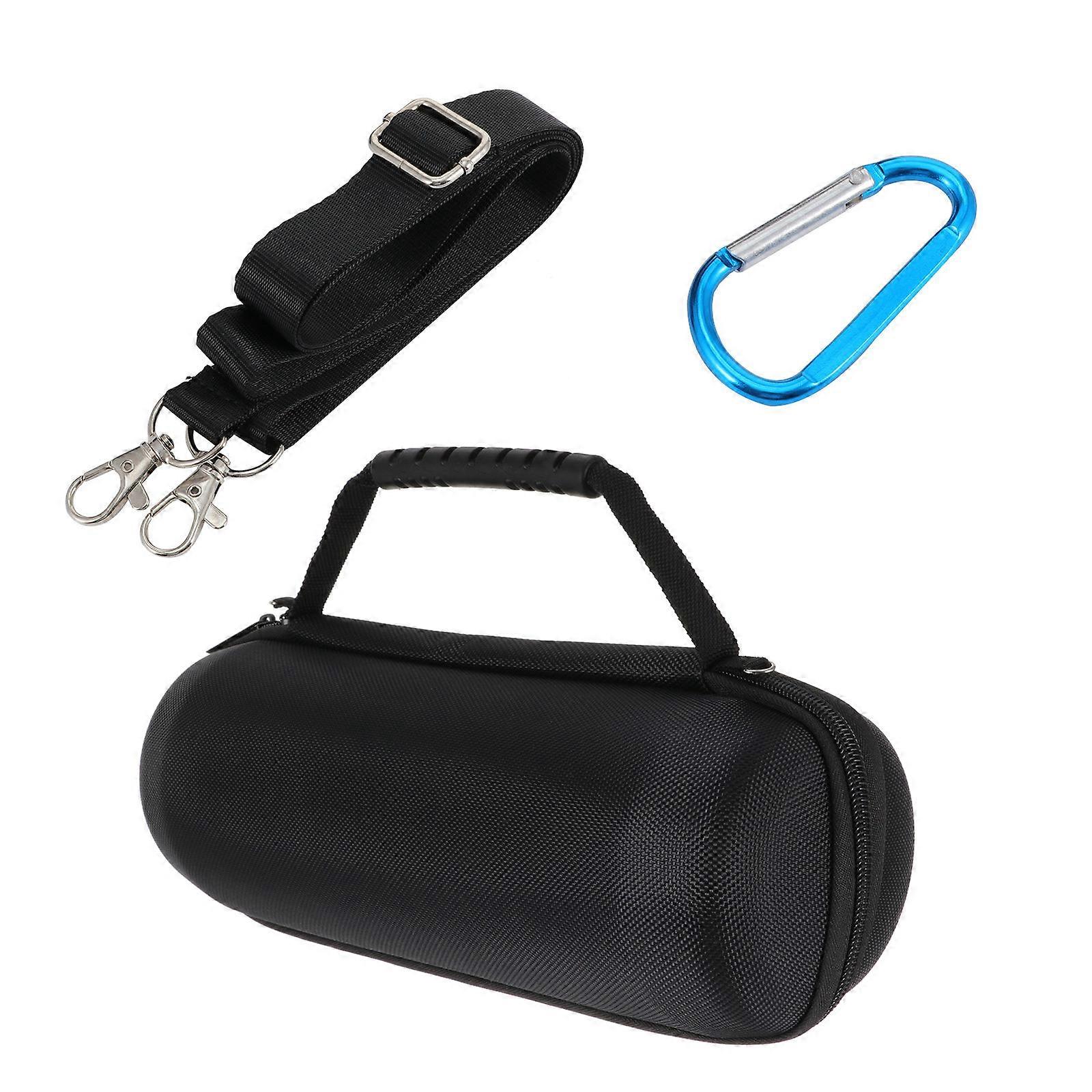 Protective Speaker Case for Pulse4 Black Classic Zipper Design Built-In Rubber Band 30.5x9.5cm 1Set