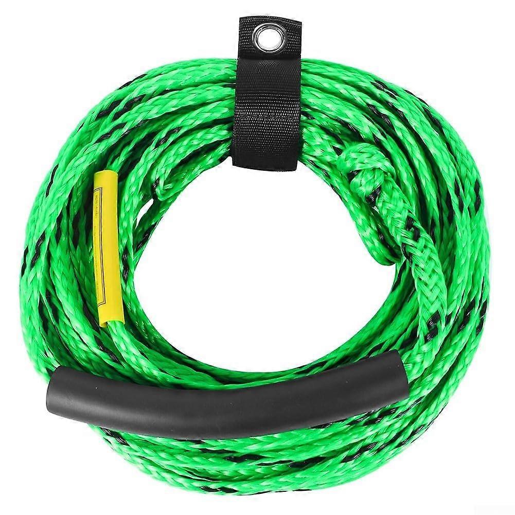 60ft Boat Tow Rope Tubing And Water Sports 3K Design Load Capacity Green And Black