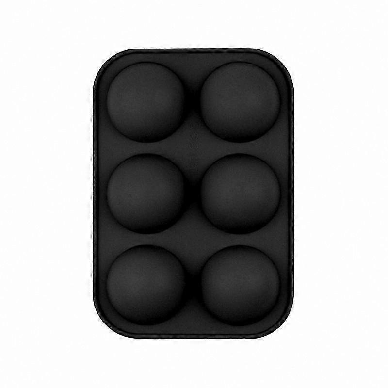 Silicone Baking Molds, 2-Pack Half Sphere Cake and Pudding Mold, 6-Cavity Non-Stick Pastry Tool for Desserts