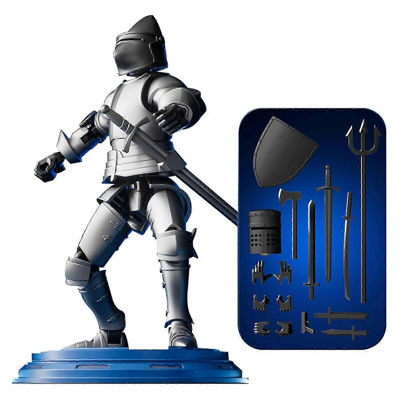 3D13 Robot Action Figure DIY Medieval Strong Removable Articulated Doll Toy cs