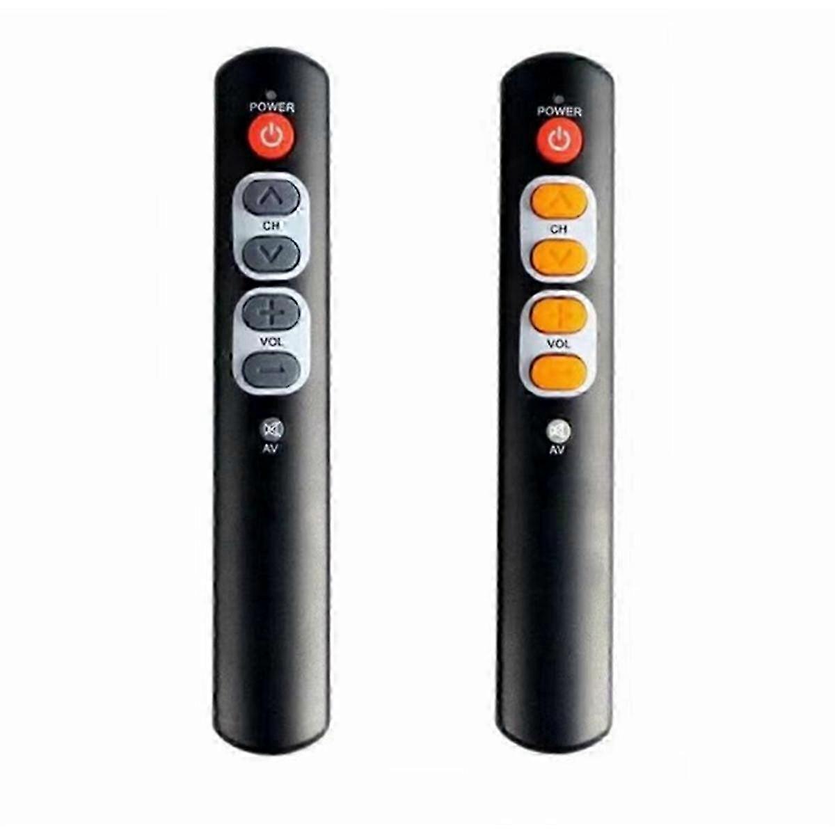 New and Improved Big Button Remote Control for Seniors and Elderly with Universal Programming for TV and ST Support